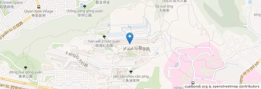 Mapa de ubicacion de 飲料販賣機 en تایوان, 新北市, تایپه, 北投區.