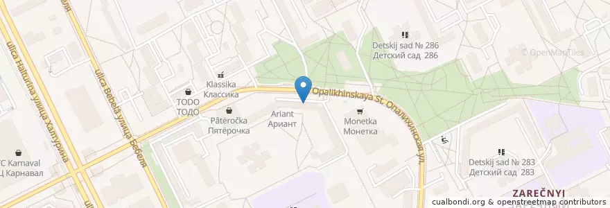Mapa de ubicacion de Ситилаб en Russia, Уральский Федеральный Округ, Свердловская Область, Городской Округ Екатеринбург.