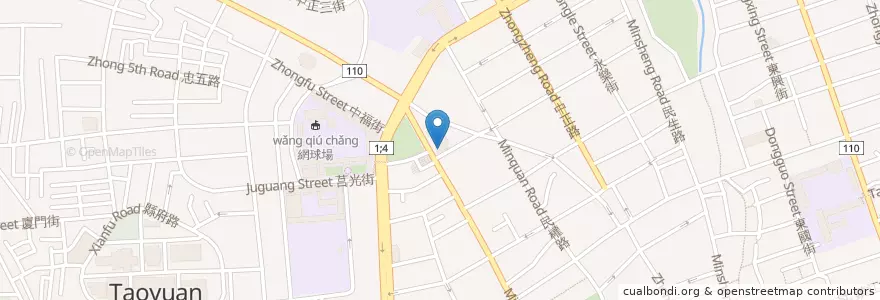 Mapa de ubicacion de 神話醫美診所 en Taiwan, 桃園市, 桃園區.