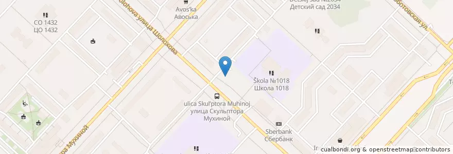 Mapa de ubicacion de Домино’c Пицца en روسيا, Центральный Федеральный Округ, Москва, Западный Административный Округ, Район Ново-Переделкино.