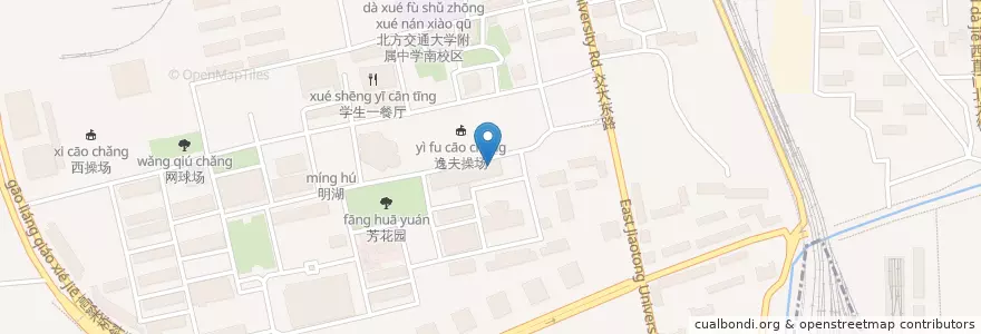 Mapa de ubicacion de 研究生院 en 中国, 北京市, 河北省, 海淀区.