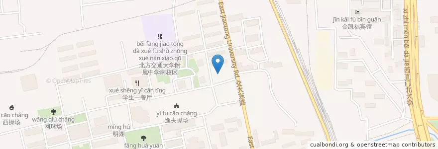Mapa de ubicacion de 校医院 en China, Pekín, Hebei, 海淀区.