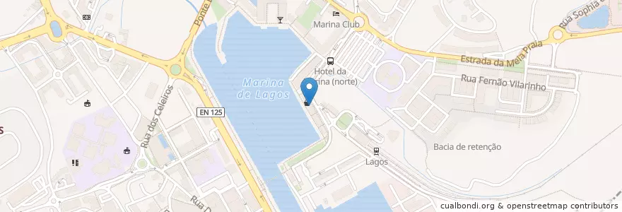 Mapa de ubicacion de Asia en پرتغال, Algarve, Algarve, فارو, لاگوس, São Gonçalo De Lagos.