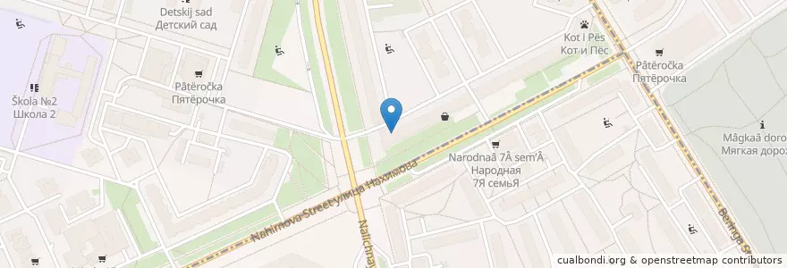 Mapa de ubicacion de Участковый пункт en Russia, Northwestern Federal District, Leningrad Oblast, Saint Petersburg, Василеостровский Район.