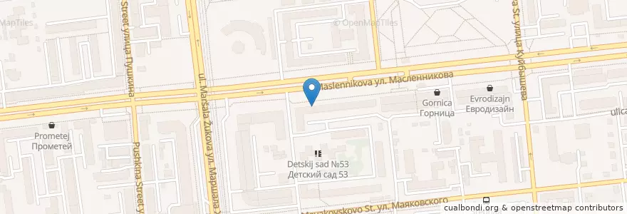 Mapa de ubicacion de Ангио центр en Rússia, Distrito Federal Siberiano, Омская Область, Омский Район, Городской Округ Омск.