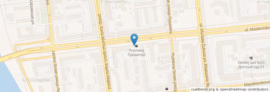 Mapa de ubicacion de Инмарко en Rusland, Federaal District Siberië, Омская Область, Омский Район, Городской Округ Омск.