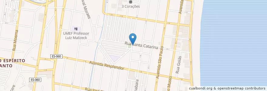 Mapa de ubicacion de Galantina Self Service en برزیل, منطقه جنوب شرقی برزیل, اسپیریتو سانتو, Região Geográfica Intermediária De Vitória, Região Metropolitana Da Grande Vitória, Vila Velha, Microrregião Vitória.