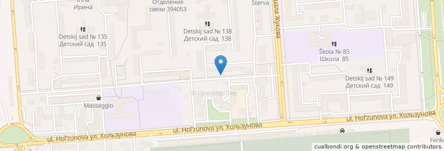 Mapa de ubicacion de артезианский источник en Russia, Distretto Federale Centrale, Oblast' Di Voronež, Городской Округ Воронеж.