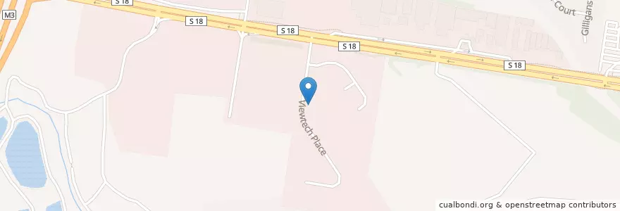 Mapa de ubicacion de Viewtech Lunch Bar en Австралия, Виктория, City Of Knox.
