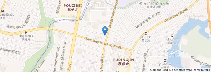 Mapa de ubicacion de 八方雲集 en 台湾, 高雄市, 三民区.