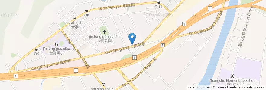 Mapa de ubicacion de 老山東牛肉家常麵 en 臺灣, 新北市, 汐止區.