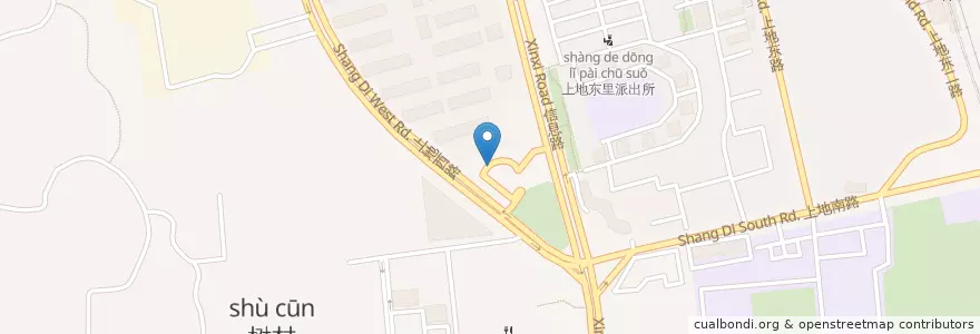 Mapa de ubicacion de 川浙会 en China, Peking, Hebei, 海淀区.