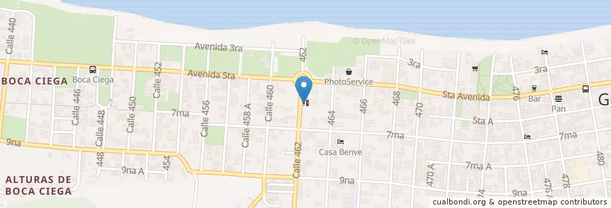 Mapa de ubicacion de Escuela de Hotelería y Turismo ( FORMATUR) en Cuba, La Habana, Habana Del Este.