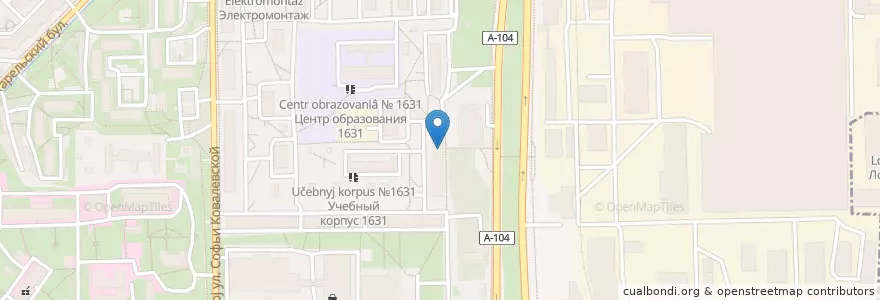Mapa de ubicacion de Женская консультация №2 en Russia, Central Federal District, Moscow, Northern Administrative Okrug, Dmitrovsky District.