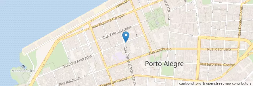 Mapa de ubicacion de Veneza en 브라질, 남부지방, 히우그란지두술, Região Metropolitana De Porto Alegre, Região Geográfica Intermediária De Porto Alegre, Região Geográfica Imediata De Porto Alegre, 포르투알레그리.