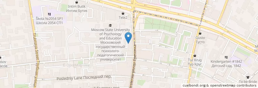 Mapa de ubicacion de Mr. Mishka en Rusland, Centraal Federaal District, Moskou, Центральный Административный Округ, Мещанский Район.