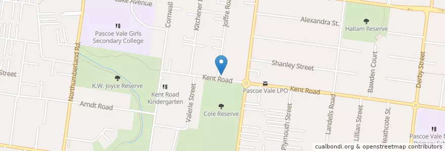 Mapa de ubicacion de PVH Medical en Australie, Victoria, City Of Moreland.