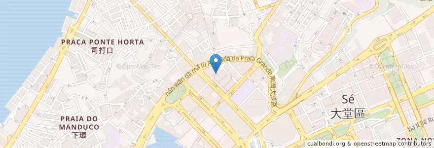 Mapa de ubicacion de 陳光記燒臘 en 中国, 澳門 Macau, 广东省, 澳門 Macau, 珠海市, 香洲区.