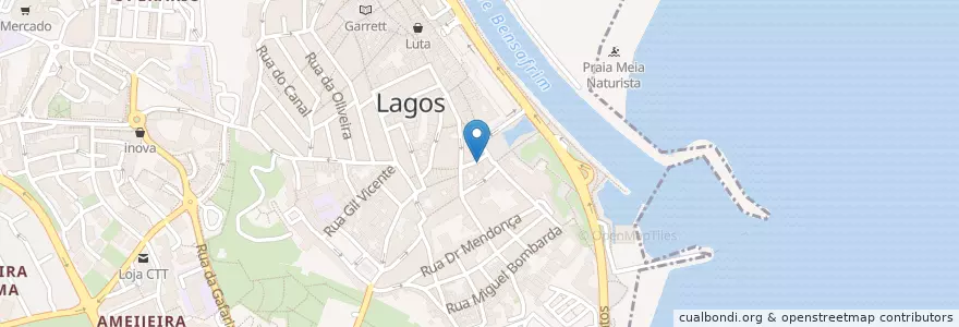 Mapa de ubicacion de My Sushi en ポルトガル, Algarve, Algarve, Faro, Lagos, São Gonçalo De Lagos.