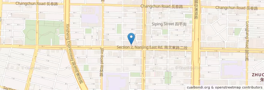 Mapa de ubicacion de 古典玫瑰園-南京店 en 臺灣, 新北市, 臺北市, 中山區.