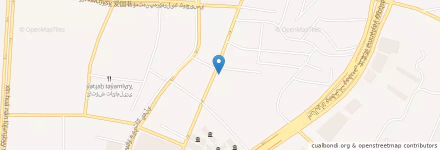 Mapa de ubicacion de ئۈرۈمچى شەھەرلىك 40-باشلانغۇچ مەكتەپ en Çin, Sincan Uygur Özerk Bölgesi, 乌鲁木齐市 / Ürümqi / ئۈرۈمچى, 天山区 تەڭرىتاغ رايونى, 二道桥街道.