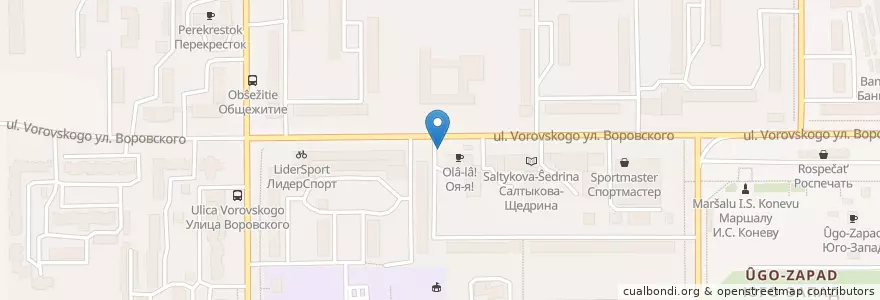 Mapa de ubicacion de Ключ здоровья en Rusia, Приволжский Федеральный Округ, Óblast De Kírov, Городской Округ Киров.