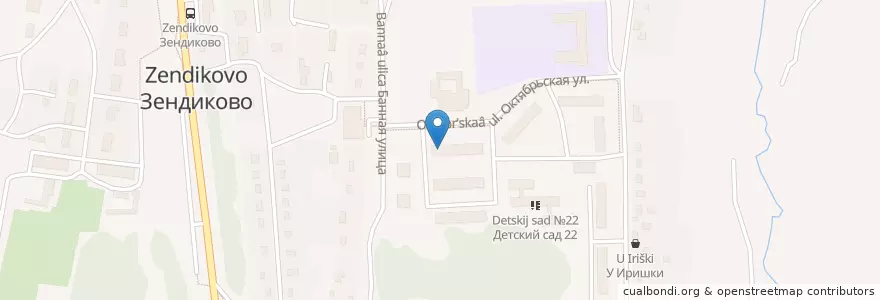 Mapa de ubicacion de Отделение связи №142918 en ロシア, 中央連邦管区, モスクワ州, Городской Округ Кашира.