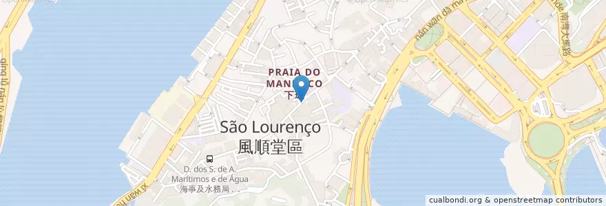 Mapa de ubicacion de 志記甜品 en China, Macau, Guangdong, Concelho De Macau, 珠海市, 香洲区.