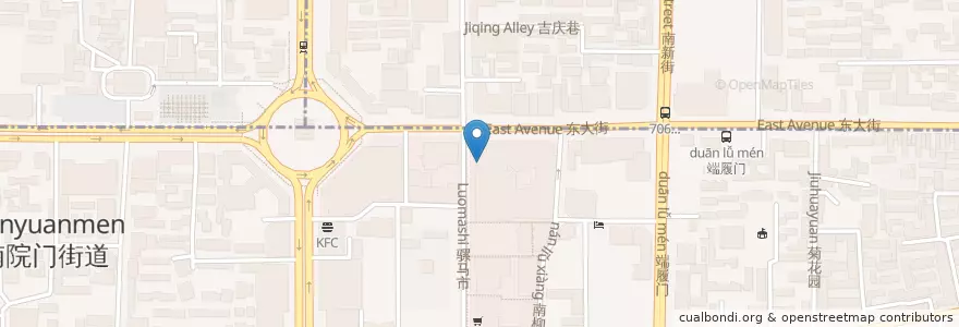 Mapa de ubicacion de Starbucks en China, Shaanxi, 西安市, 碑林区 (Beilin).