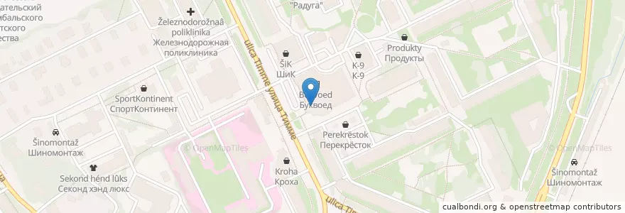 Mapa de ubicacion de Московский индустриальный банк en Russia, Northwestern Federal District, Arkhangelsk Oblast, Primorsky District, Городской Округ Архангельск.
