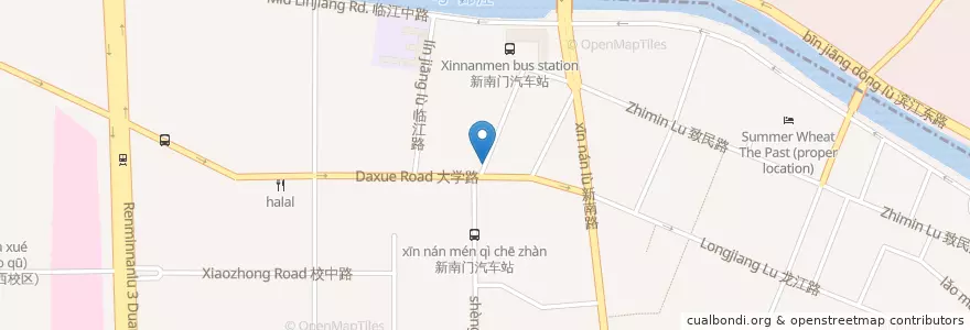 Mapa de ubicacion de Wonton King en الصين, سيتشوان, 成都市.