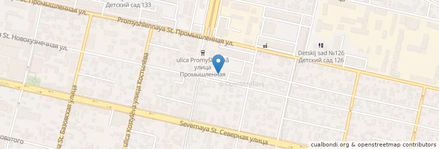 Mapa de ubicacion de ГУВО en Rusya Federasyonu, Южный Федеральный Округ, Krasnodar Krayı, Городской Округ Краснодар.