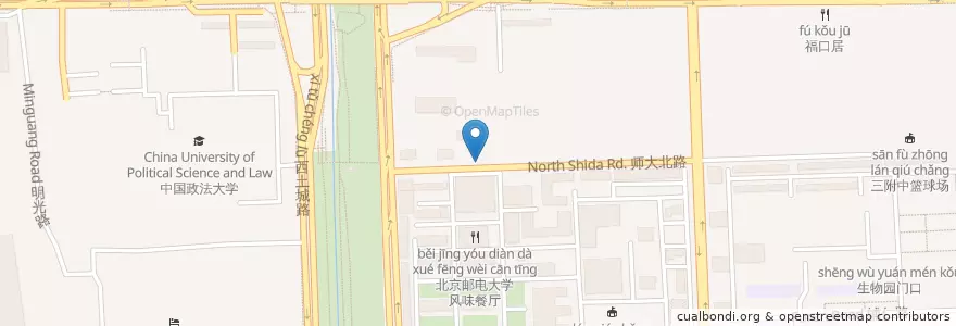Mapa de ubicacion de 鱼味小馆 en China, Beijing, Hebei, 海淀区.