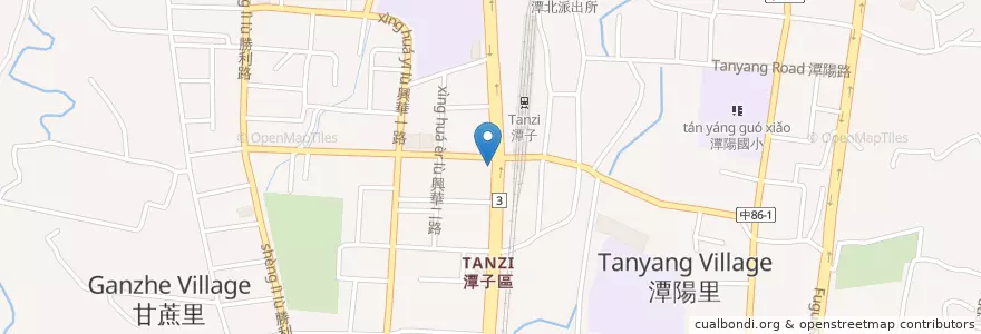 Mapa de ubicacion de 速邁樂 en Taiwan, 臺中市, 潭子區.