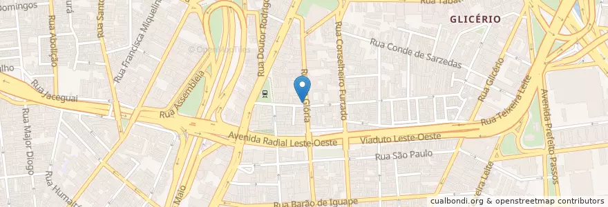 Mapa de ubicacion de Bar e Lanches Chibana en 브라질, 남동지방, 상파울루, Região Geográfica Intermediária De São Paulo, Região Metropolitana De São Paulo, Região Imediata De São Paulo, 상파울루.