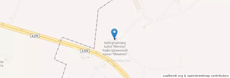 Mapa de ubicacion de Кафе грузинской кухни "Мимино" en Russia, Far Eastern Federal District, Primorsky Krai, Артёмовский Городской Округ.