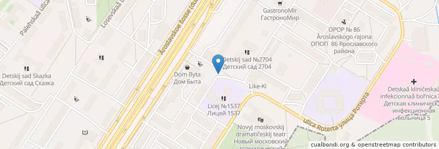 Mapa de ubicacion de Пункт раздельного сбора отходов en Rusland, Centraal Federaal District, Moskou.