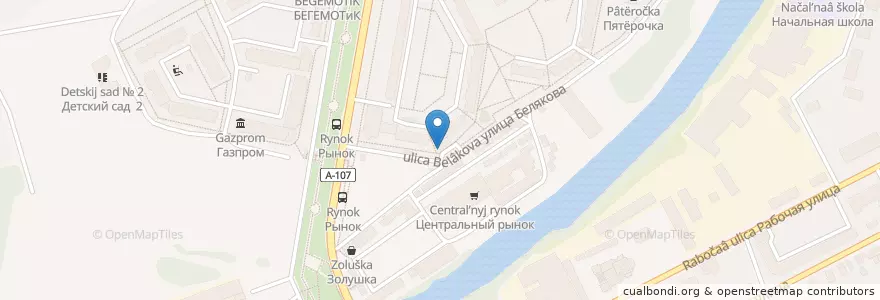 Mapa de ubicacion de ГорЗдрав en 러시아, Центральный Федеральный Округ, Московская Область, Богородский Городской Округ.
