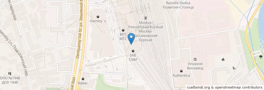 Mapa de ubicacion de Максал en Rusia, Distrito Federal Central, Москва, Distrito Administrativo Central, Басманный Район.