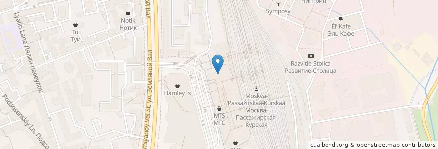 Mapa de ubicacion de Пит Стоп Хаус en Russia, Distretto Federale Centrale, Москва, Центральный Административный Округ, Басманный Район.