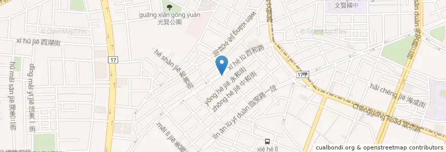 Mapa de ubicacion de 加水站 en Taïwan, Tainan.