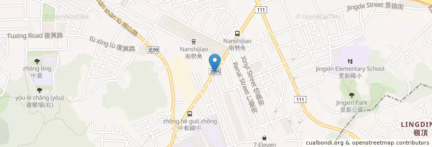 Mapa de ubicacion de 小兒科 en تايوان, تايبيه الجديدة, 中和區.