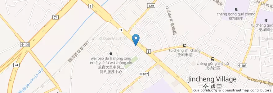 Mapa de ubicacion de 鼎好牙醫診所 en 臺灣, 臺中市, 大里區.