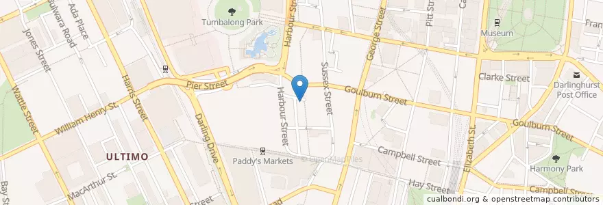 Mapa de ubicacion de Karaoke Lounge en Australie, Nouvelle Galles Du Sud, Council Of The City Of Sydney, Sydney.