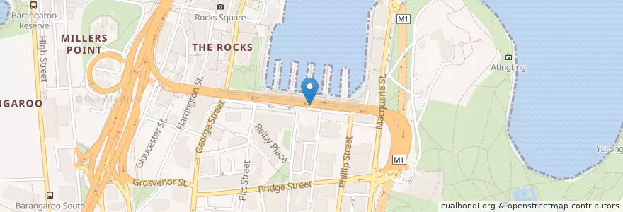 Mapa de ubicacion de Quay pharmacy en Australia, New South Wales, Council Of The City Of Sydney, Sydney.