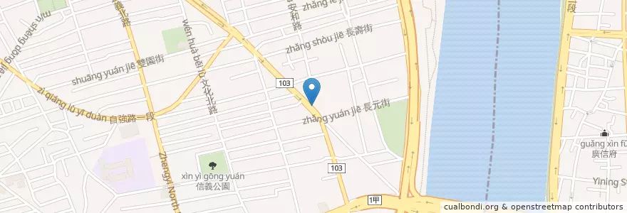 Mapa de ubicacion de 神鶴鐵板燒 en تايوان, تايبيه الجديدة.