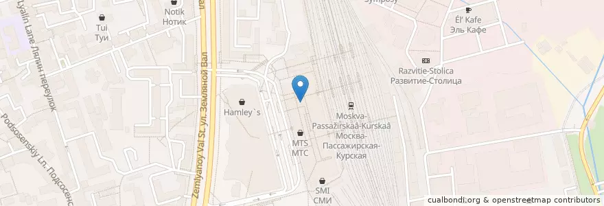 Mapa de ubicacion de Alphega en Rusland, Centraal Federaal District, Moskou, Центральный Административный Округ, Басманный Район.