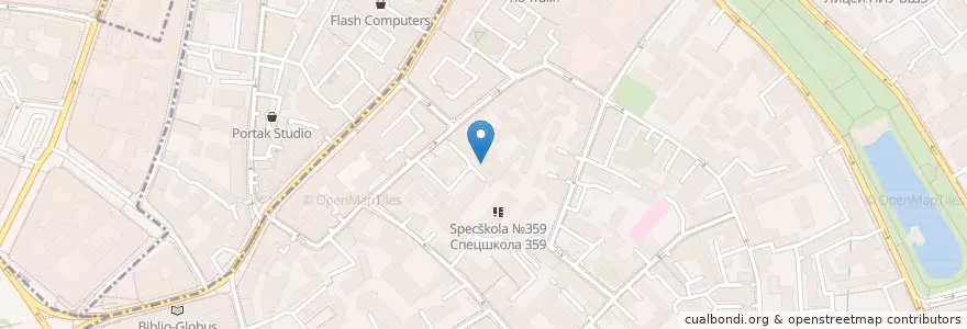 Mapa de ubicacion de Широкую на Широкую en Russia, Distretto Federale Centrale, Москва, Центральный Административный Округ, Басманный Район.