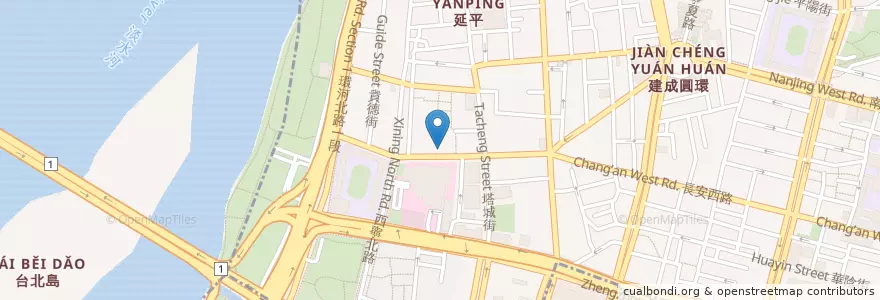 Mapa de ubicacion de Hai Pa Wang Restaurant en Taiwan, New Taipei, Taipei.
