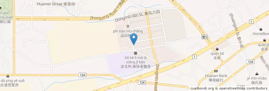Mapa de ubicacion de 太將鍋 en 臺灣, 臺灣省, 苗栗縣, 頭份市.